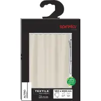 Spirella Douchegordijn ALTRO - Anti-Schimmel Douchegordijn met Antibacteriële Coating - Polyester Textiel - Tijdloos Neutraal Design