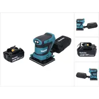 Makita DBO 480 T1 accu-schuurmachine 18 V 112 x 102 mm + 1x accu 5,0 Ah - zonder oplader