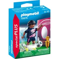 Playmobil Special Plus Voetbalster met doelmuur - 70875