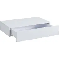 En.casa Wandplank Kärsämäki met lade 60x35x12 cm wit