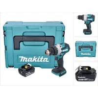 Makita DHP 489 T1J accu-klopboormachine 18 V 73 Nm borstelloos + 1x accu 5,0 Ah + Makpac - zonder oplader