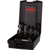 RUKO ULTIMATECUT 4S 102891PRO Set van conische frezen 5 stuks 6.30 mm, 10.40 mm, 16.50 mm, 20.50 mm, 25 mm HSS cilindrische shank