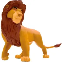 BULLYLAND 12257 – Speelfiguur Disney The Lion King Mufasa – levensecht en detailrijk vormgegeven – ideaal als taartfiguur, verzamelobject of klein cadeautje voor kinderen vanaf 3 jaar