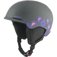 Alpina Skihelm Kids Brix Jr Midnight/Grey Leo Matt-48 - 52 cm