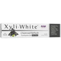 Now , Solutions, XyliWhite, Koolstof Refresh, Tandpasta Gel, Munt, 6.4 oz (181 g)