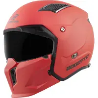 Bogotto Radic 22.06 Mat Rood Motorhelm Maat M