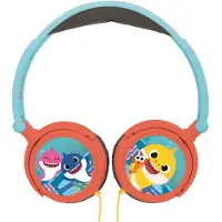 Baby Shark Stereo Bedrade Opvouwbare Koptelefoon met veilige volumebeperking