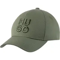 HUGO Aansluitende pet Jude-Stacked met 3d logo borduursel, verstelbare sluiting, unisex