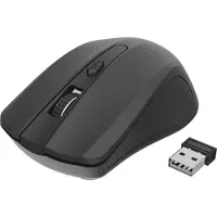 Gembird Draadloze Optische Muis met 4 Knoppen en USB Nano-Ontvanger, Zwart - Verstelbare DPI 800/1200/1600, Ergonomisch, Draagbaar, Lange Batterijduur - Precisie voor Gaming, Kantoor en Thuisgebruik