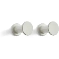 HAY - Bolt Haak - Set van 2 (Lichtgrijs)