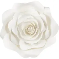 Party Deco Bloemen 5 stuks, Crème