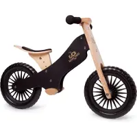 Kinderfeets houten loopfiets vanaf 2 jaar - Zwart