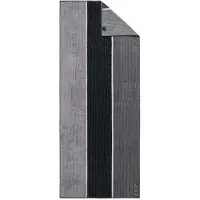 JOOP! Handdoeken Lines Saunadoek zwart 80 x 200 cm