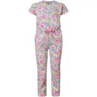 Noppies Overall 'Eldorado' jade groen / lila / lichtroze / offwhite