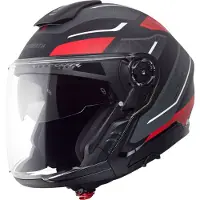 Schuberth J2 Sigma Antraciet Rood Jethelm Maat L