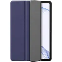 QMust Samsung Galaxy Tab S8 Plus Hoes - Book Case - Blauw
