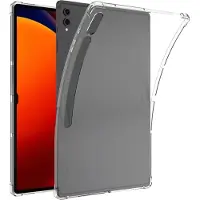 Cazy tablet Hoes geschikt voor Samsung Galaxy Tab S10 Plus / Tab S9 FE Plus / Tab S9 Plus - Siliconen Flexibele Case - Transparant
