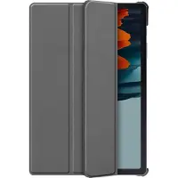 QMust Samsung Tab S7 Hoes - Book Case - Grijs