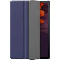 QMust Samsung Galaxy Tab S7 Plus Smart Tri-Fold Case - Blauw