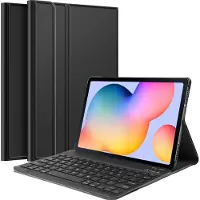 Just in Case Samsung Galaxy Tab S6 Lite Premium Toetsenbord Hoes Zwart QWERTY