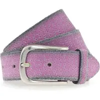 B.belt Riem Leder 90 cm roze
