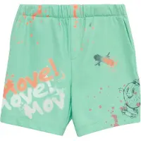s.Oliver Broek mintgroen / donkeroranje / zwart / wit