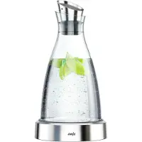 EMSA 505219 carafe/jug/bottle Karaf 1 l Roestvrijstaal, Transparant