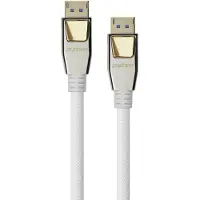 Python DisplayPort kabel | DP2.1a (10K 60Hz) | UHBR13.5 (54Gbit/s) | wit | 1 meter