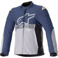 Alpinestars SMX Waterproof Jas Nacht Marine Donker Grijs Maat S