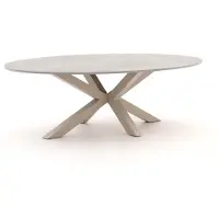 Bellagio + 10% kassakorting | Induno Ellips dining tuintafel 200x110cm