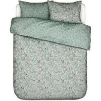 Essenza Aleste Dekbedovertrek Surf Green Satijn-240 x 200 / 220 cm | Lits-Jumeaux