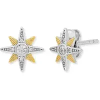 Engelsrufer dames oorstudeer 925 zilver, kleurstoffen zirkonia One Size Meerkleurig 32022690