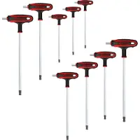 Ks Tools Zeskantige mannelijke sleutelset met T-handvat - - 9 stuks
