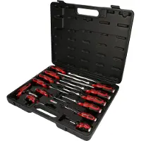 Ks Tools Zeskant schroevendraaierset met T-handvat, 13 stuks
