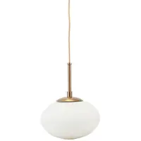 House Doctor Lamp, Opal, Wit