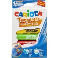 Carioca plakkaatverfstick Temperello, kartonnen etui van 6 stuks