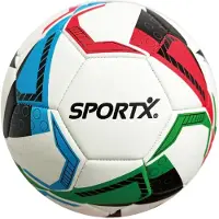 Sportx Voetbal Triangle Froster 330-350 g Wit/Groen/Rood/Blauw