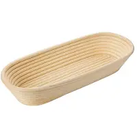 Westmark ovalen rijsmandje uit vlechtwerk 39.5x15.4x7.2cm