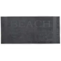 Molecule Strandlaken Beach Antraciet - 100 x 200 cm