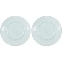 House Doctor Rain borden groen/blauw Ø27cm set van 6 stuks - 262680001