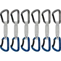 Mammut - Workhorse Keylock Quickdraws - Klimset 12 cm - Straight / Bent Gate, grijs