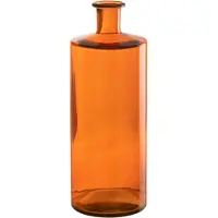 J-Line 32791 Vaas Wijd Glas Orange Medium - 15 x 15 x 40 cm