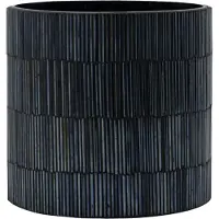 House Doctor Gara Kaarshouder Zwart 10 Cm - Kaarshouders Glas Black - 209511023
