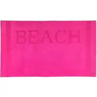 Hausmarke Strandlaken Beach Fuschia - 100 x 200 cm