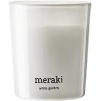Meraki White Garden Scented Candle Small