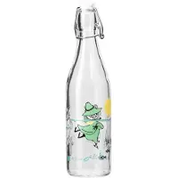 Muurla Mumin glazen fles 0,5 l Fun in the water
