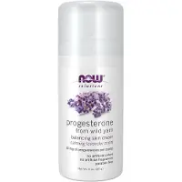 Now Progesteron Balancerende Huidcrème met Lavendel (85 Gram) - voedingssupplement, hormoon - pregnenolon
