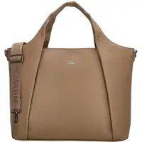 Charm London Laptoptas 15.6'' Mulberry Street Taupe