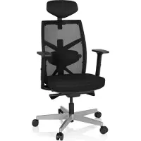 Hjh OFFICE BELLAC - Professionele bureaustoel Zwart