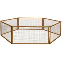 Big Buy Cooking Vrijloopren Vario, afmetingen 120 x 120 x 59 cm, bestaande uit 6 elementen en 6 grondpennen